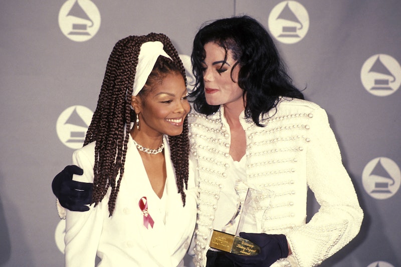 LOS ANGELES - FEBRUARY 24:   Singer Janet Jackson and singer Michael Jackson attend the 35th Annual ...