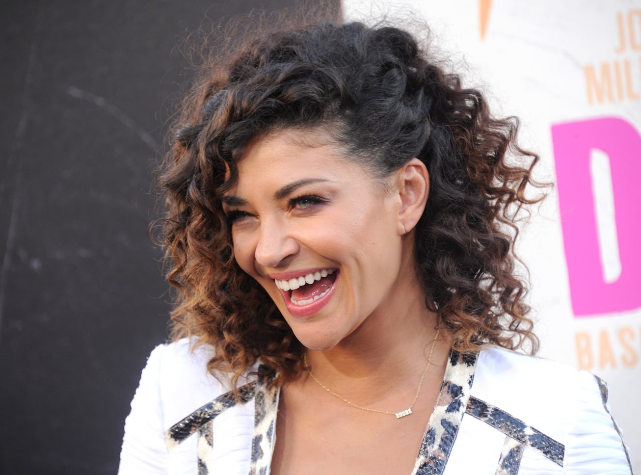 HOLLYWOOD, CA - AUGUST 15: Actress Jessica Szohr arrives at the premiere of Warner Bros. Pictures' ...