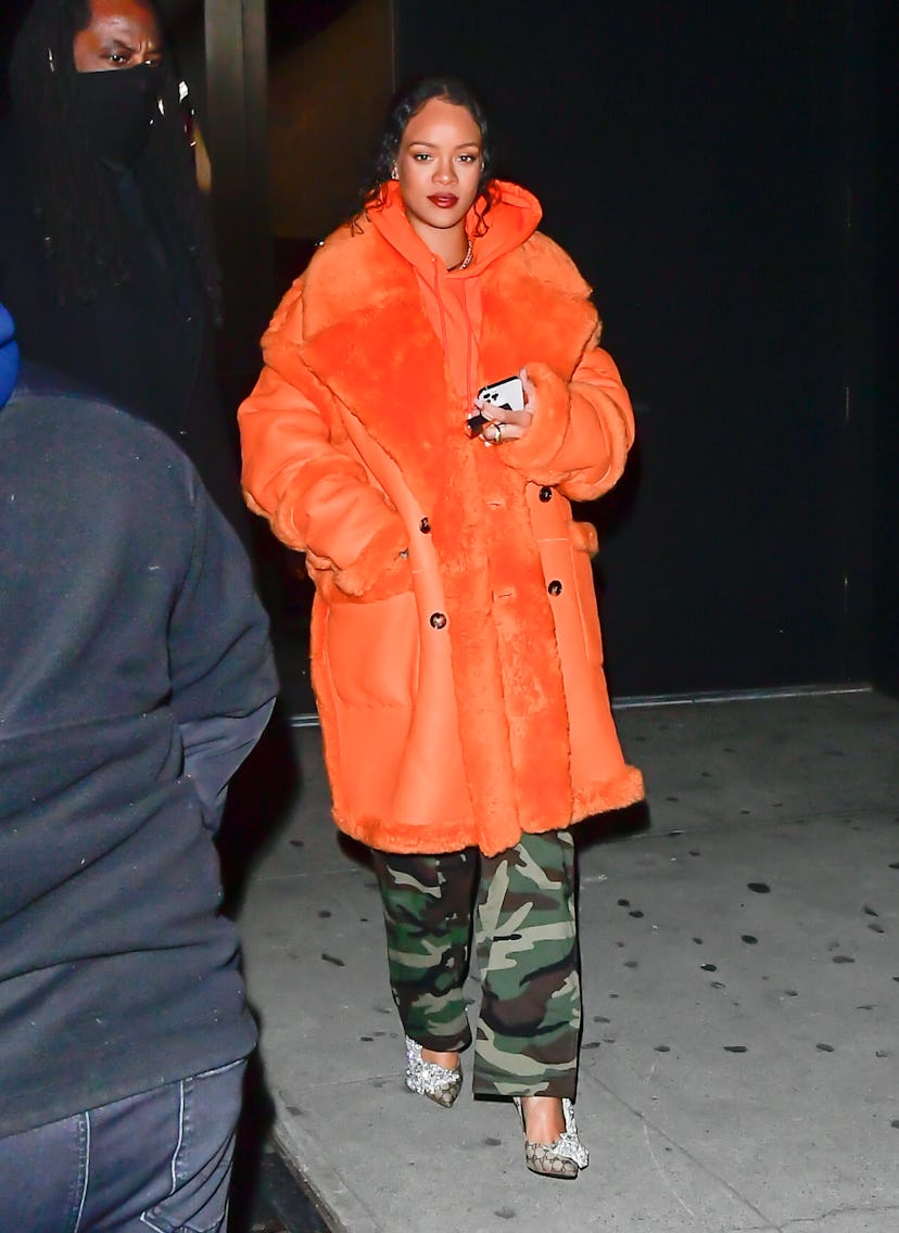 Rihanna statement coat