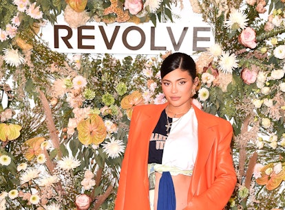 Kylie Jenner attends the REVOLVE Gallery NYFW Presentation And Pop-up at Hudson Yards on September 0...