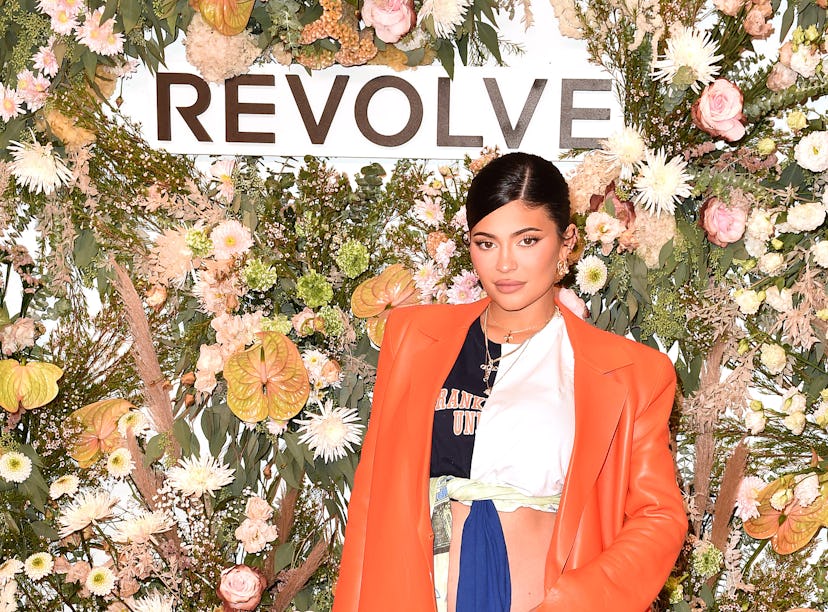 Kylie Jenner attends the REVOLVE Gallery NYFW Presentation And Pop-up at Hudson Yards on September 0...