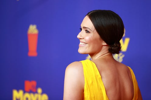 Though she's new to TikTok, Mandy Moore has wasted no time getting into the trending sounds. Photo v...