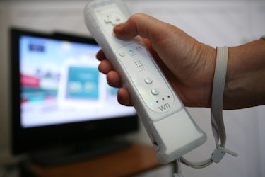 Stock photo of someone using a Nintendo Wii controller.   (Photo by Katie Collins/PA Images via Gett...