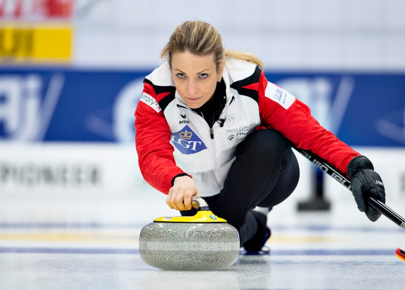 Switzerland's Silvana Tirinzoni is competing for her country.