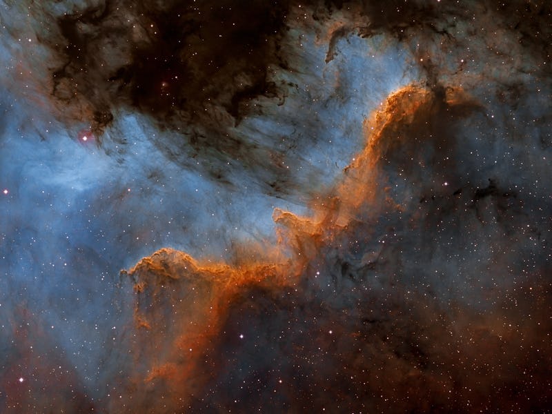 BEIJING, CHINA - DECEMBER 25, 2021 - Photo taken on December 25, 2021 shows NGC 7000, the North Amer...