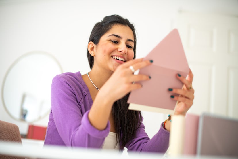 Write letters to celebrate Valentine's Day virtually.