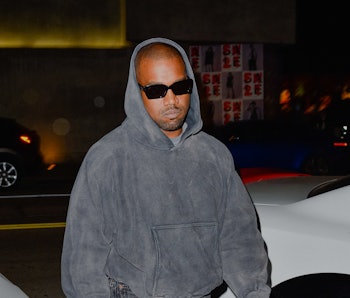 LOS ANGELES, CA - JANUARY 10: Kanye West is seen on January 10, 2022 in Los Angeles, California.  (P...