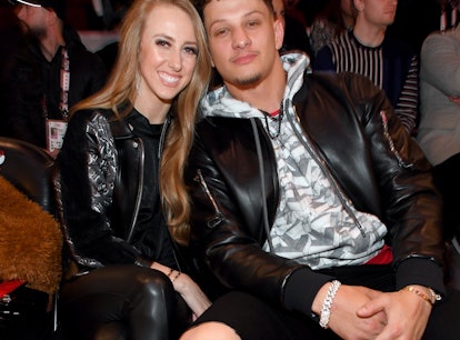 Brittany Matthews (Patrick Mahomes' fiancée) turned her Champagne scandal into a merch collab for an...