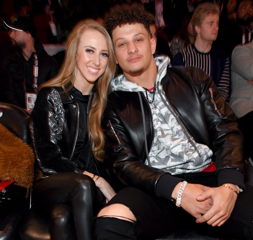 Brittany Matthews (Patrick Mahomes' fiancée) turned her Champagne scandal into a merch collab for an...