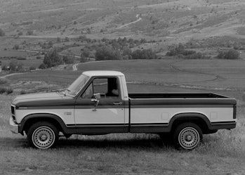 JUL 25 1986; Ford Motor Company; F-150;  (Photo By Damian Strohmeyer/The Denver Post via Getty Image...
