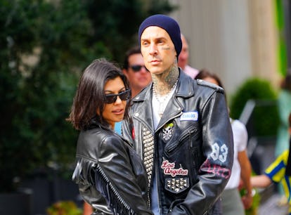 Kourtney Kardashian shared sweet New Year's Day photos with Travis Barker.