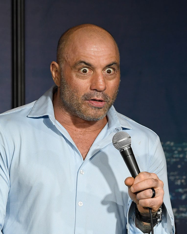 PASADENA, CA - APRIL 17: Comedian Joe Rogan performs during his appearance at The Ice House Comedy ...