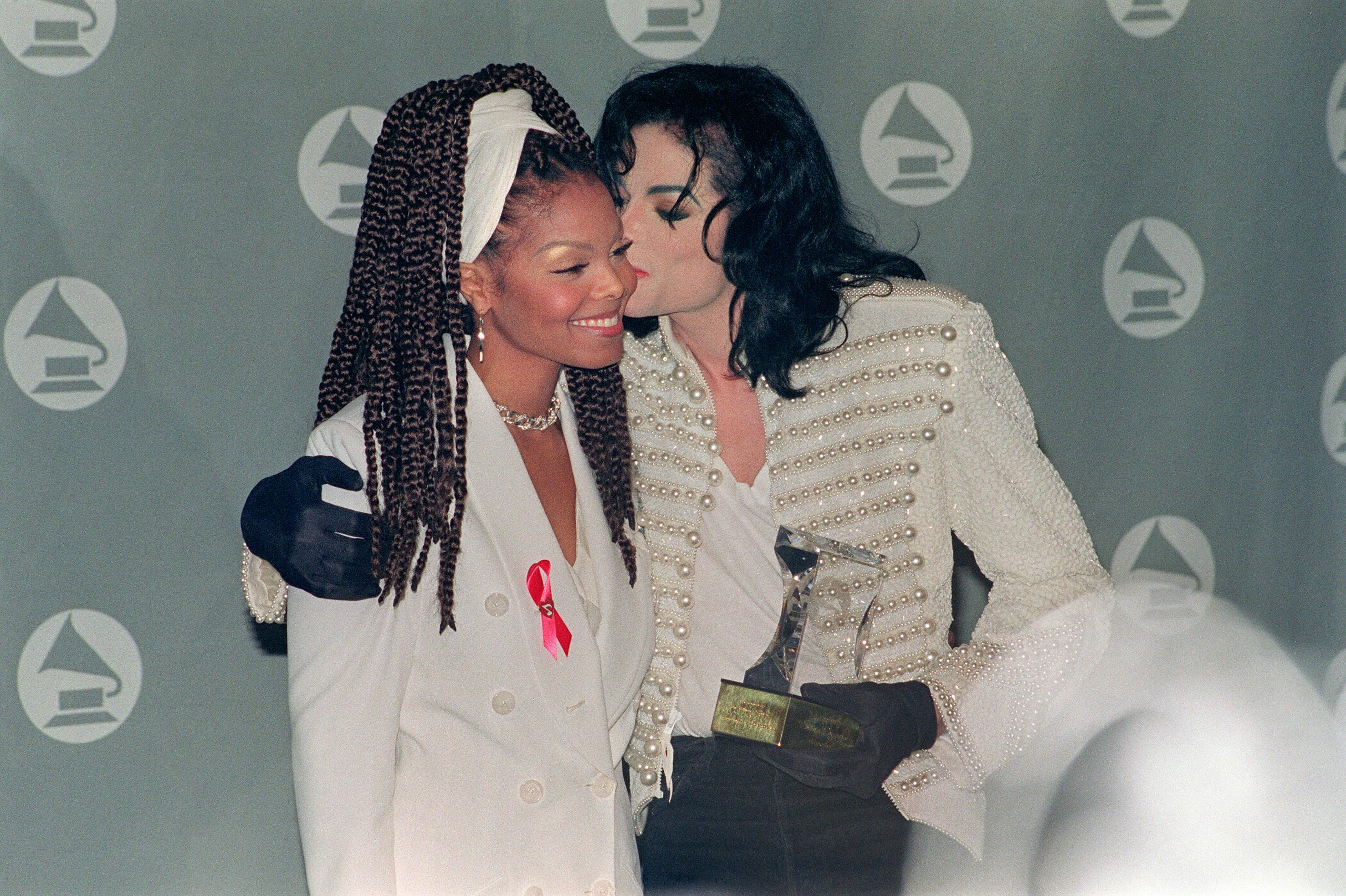 Janet Jackson and Michael Jackson in 1993.