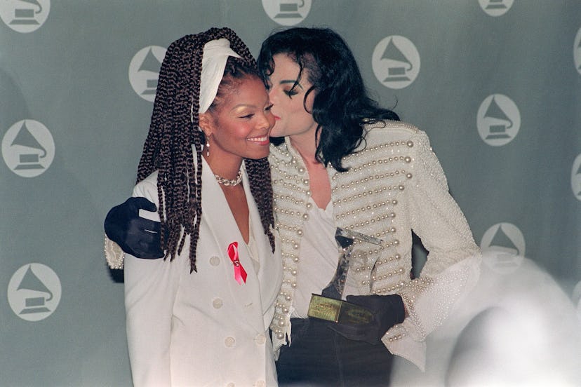 Janet Jackson and Michael Jackson in 1993.  