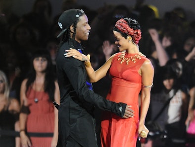 ASAP Rocky and Rihanna sparked dating rumors in 2012.