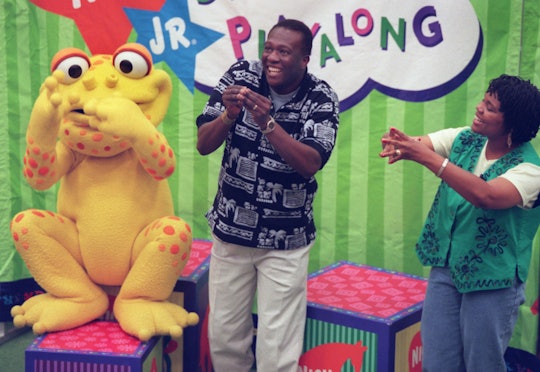 (left to right) Binyah Binyah Pollywog, Ron and Natalie Daise sang songs from the Nick Jr. televisio...