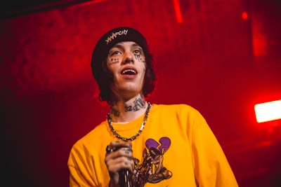 COLOGNE, GERMANY - MARCH 20: American rapper Lil Xan performs live in concert at Club Bahnhof Ehrenf...