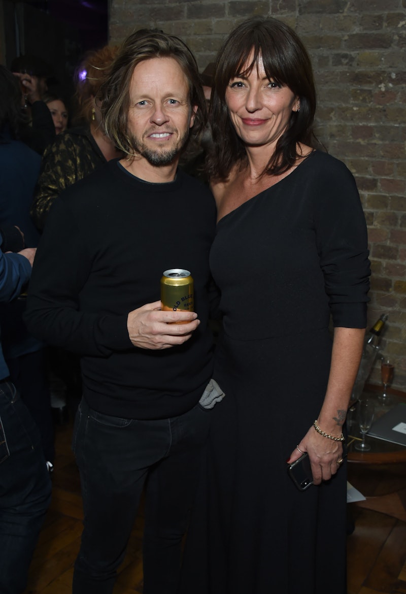 Michael Douglas and Davina McCall at a party