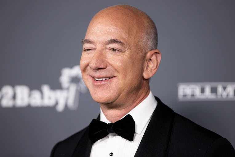WEST HOLLYWOOD, CALIFORNIA - NOVEMBER 13: Jeff Bezos attends the Baby2Baby 10-Year Gala presented by...