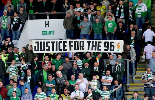15/09/12 CLYDESDALE BANK PREMIER LEAGUE.ST JOHNSTONE v CELTIC.MCDIARMID PARK - PERTH.The Celtic fans...