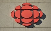 A view of the current logo of CBC in Edmonton's downtown.
On Tuesday, September 11, 2018, in Edmonto...