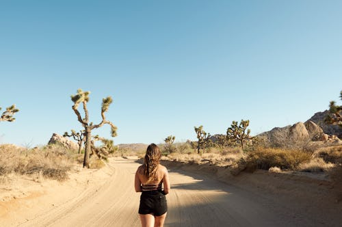 A woman hikes in joshua tree. Here’s your daily horoscope for January 6, 2022.