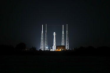 FLORIDA, USA - DECEMBER 18: SpaceX Falcon 9 rocket carrying Turkeyâs new telecommunication satellite...