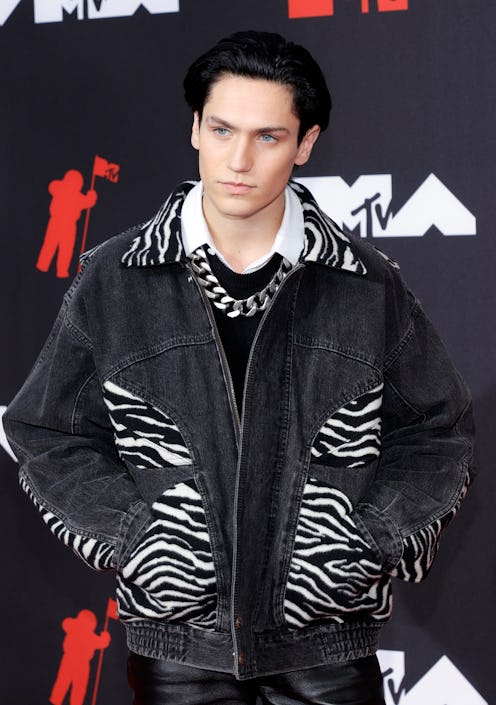 Hype House member Chase Hudson, aka Lil Huddy, attends the 2021 MTV Video Music Awards in New York C...
