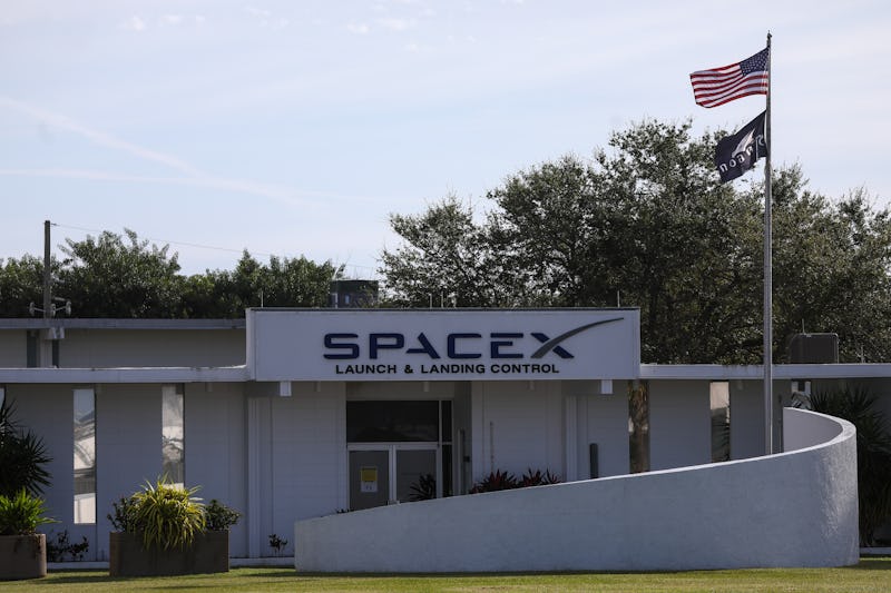 FLORIDA, USA - DECEMBER 18: A view of the SpaceX building during "Turkey's Home in Space: Our Satell...