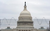 WASHINGTON, D.C., Jan. 25, 2021 -- Photo taken on Jan. 25, 2021 shows the U.S. Capitol building in W...