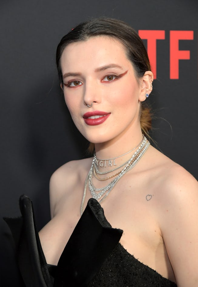 Zendaya Septum Piercing (zendaya, septum, piercing, Getty Images Entertainment Getty, Getty Images Entertainment Getty Images, Images Entertainment Getty Images) HOLLYWOOD, CALIFORNIA - MARCH 18: Bella Thorne attends the premiere of Netflix