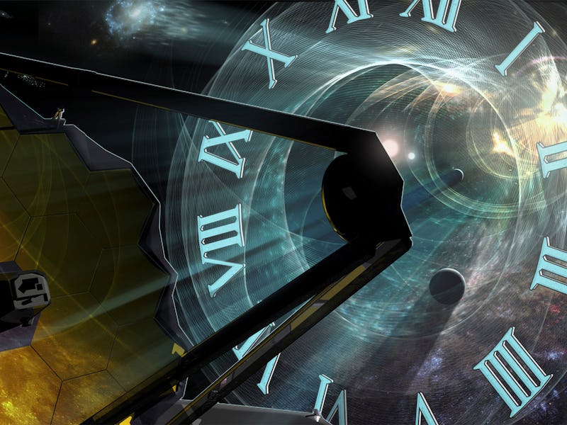 Conceptual art for the James Webb Space Telescope.