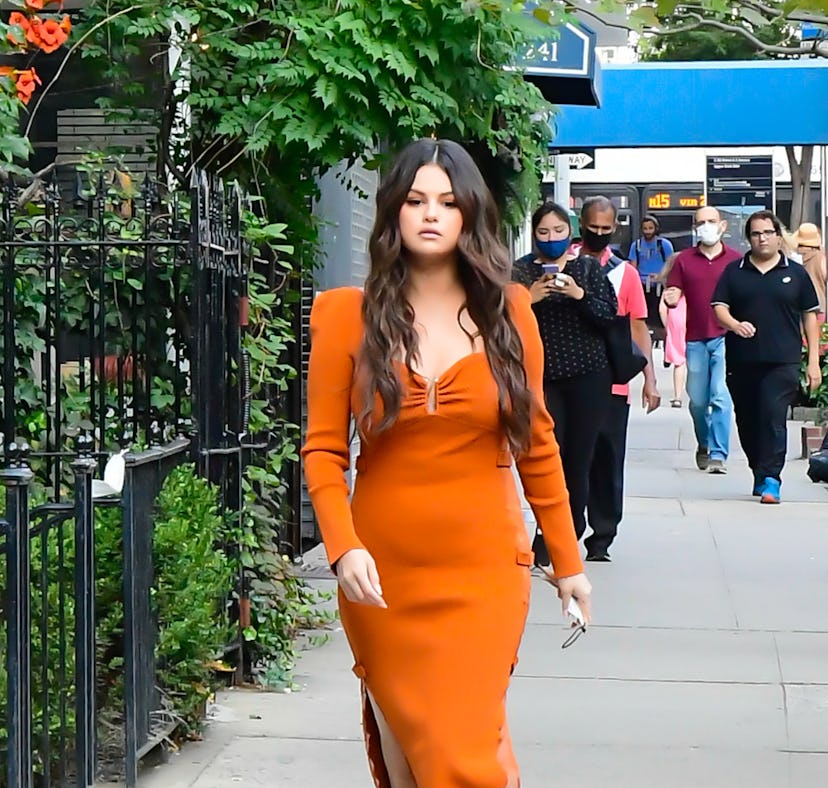 NEW YORK, NY - SEPTEMBER 08: Selena Gomez is seen in soho on September 8, 2021 in New York City. ...