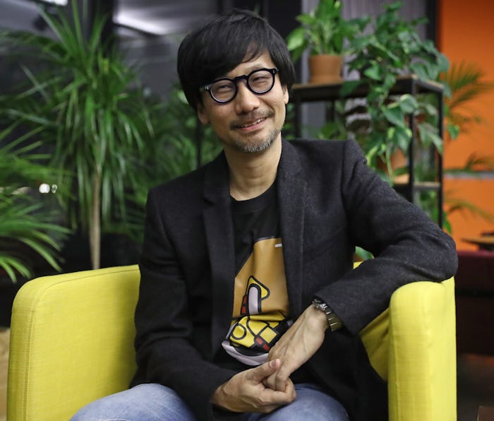 MOSCOW, RUSSIA - OCTOBER 4, 2019: Japanese video game designer Hideo Kojima, the founder of the Koji...