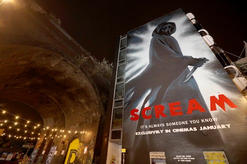 BIRMINGHAM, ENGLAND - OCTOBER 12: Paramount Pictures unveils the immense, spray-painted first look a...