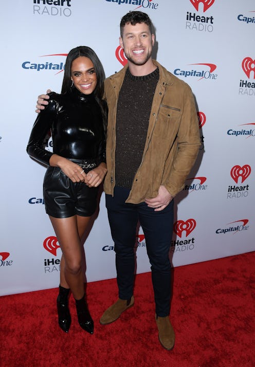 INGLEWOOD, CALIFORNIA - DECEMBER 03: Michelle Young, Clayton Echard arrives at the 102.7 KIIS FM's ...