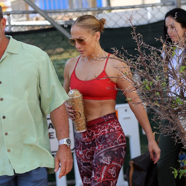 MIAMI, FL - JUNE 10: Jennifer Lopez is seen on June 10, 2021 in Miami, Florida. (Photo by MEGA/GC Im...