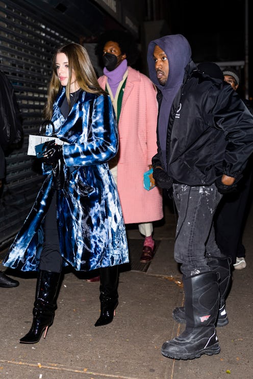 Kanye West and Julia Fox's relationship is moving fast. Photo via Getty Images