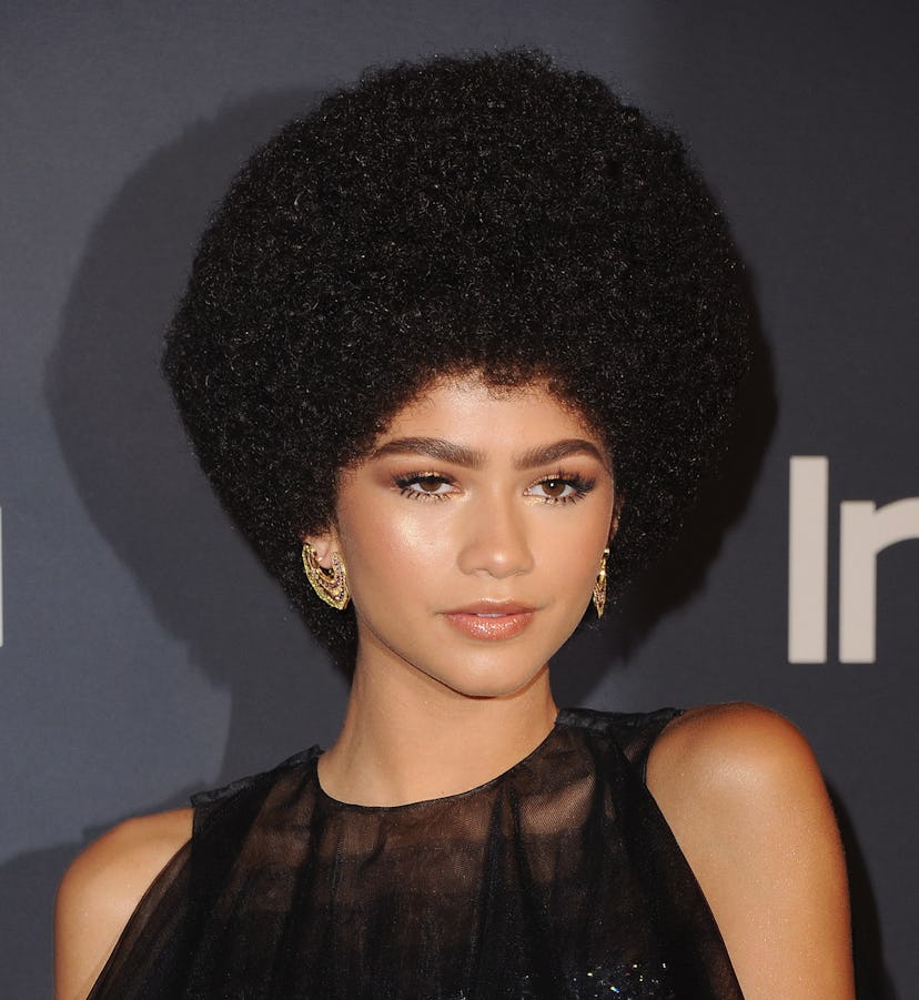 LOS ANGELES, CA - OCTOBER 23:  Actress Zendaya arrives at the 3rd Annual InStyle Awards at The Getty...