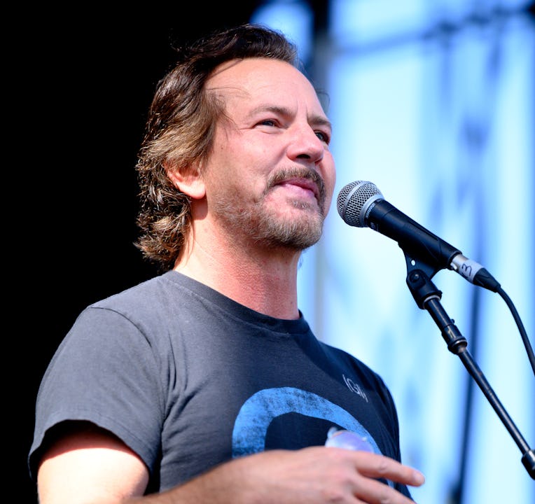 DANA POINT, CALIFORNIA - OCTOBER 02: Singer Eddie Vedder of Pearl Jam performs onstage during day 2 ...