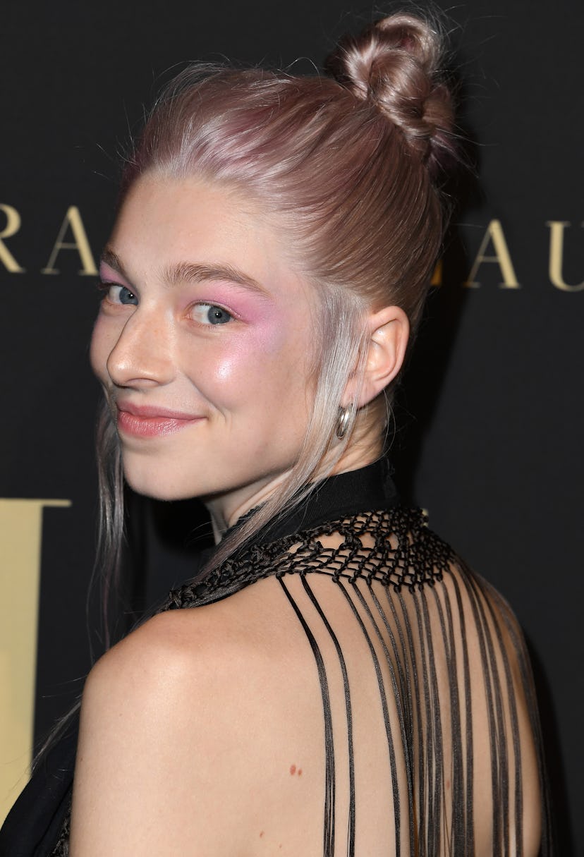 BEVERLY HILLS, CALIFORNIA - OCTOBER 14: Hunter Schafer arrives at the 2019 ELLE Women In Hollywood a...