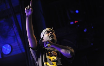NEW ORLEANS - JULY 08: Rapper Skillz perform  at House of Blues on July 8, 2009 in New Orleans, Loui...