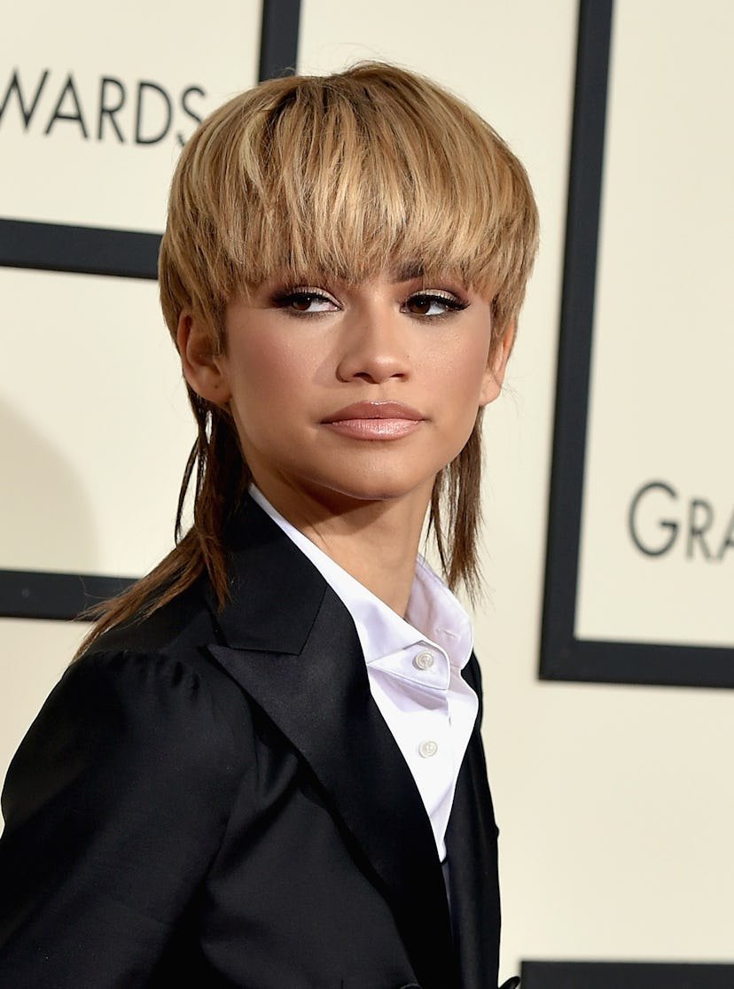 LOS ANGELES, CA - FEBRUARY 15:  Recording artist Zendaya attends The 58th GRAMMY Awards at Staples C...
