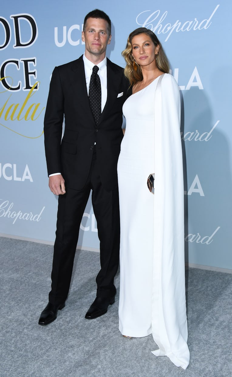 LOS ANGELES, CALIFORNIA - FEBRUARY 21: Tom Brady and Gisele Bundchen attend the 2019 Hollywood For ...