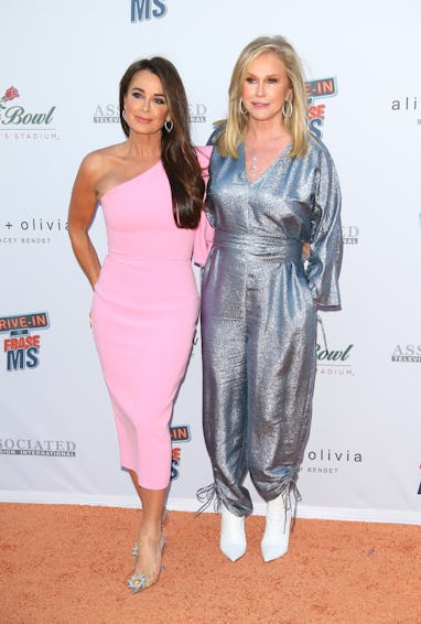PASADENA, CALIFORNIA - JUNE 04: (L-R) Kyle Richards and Kathy Hilton attend the 28th Annual Race To ...