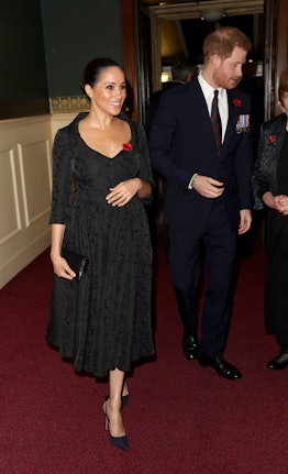 Meghan and Harry attend the annual Royal British Legion Festival.