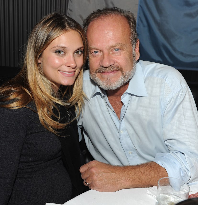 HOLLYWOOD, CA - OCTOBER 06:  Actress Spencer Grammer (L) and actor Kelsey Grammer attend the after p...
