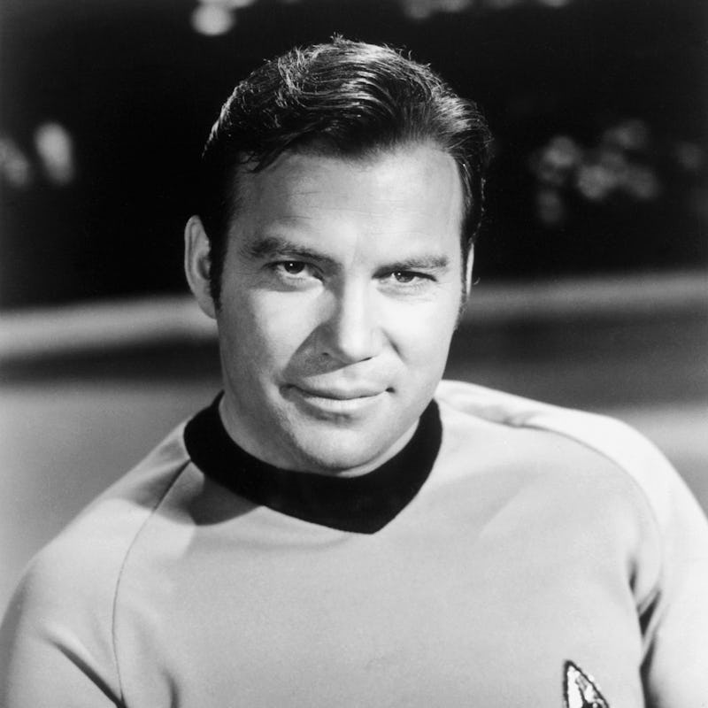William Shatner portrays Captain James T. Kirk, captain of the starship Enterprise on the TV series ...