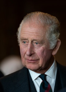 King Charles III hosts a reception to celebrate British South Asian communities, in the Great Galler...