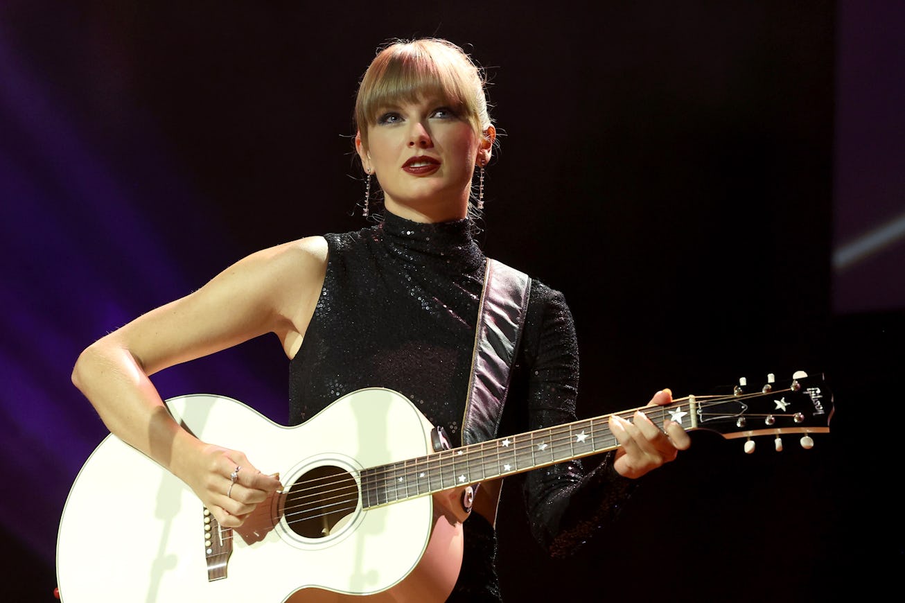 NASHVILLE, TENNESSEE - SEPTEMBER 20: NSAI Songwriter-Artist of the Decade honoree, Taylor Swift perf...